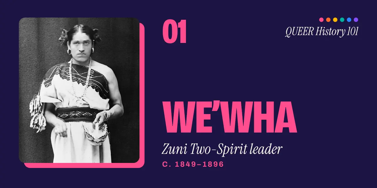 We’wha, Zuni Two-Spirit leader, c. 1849 to 1896